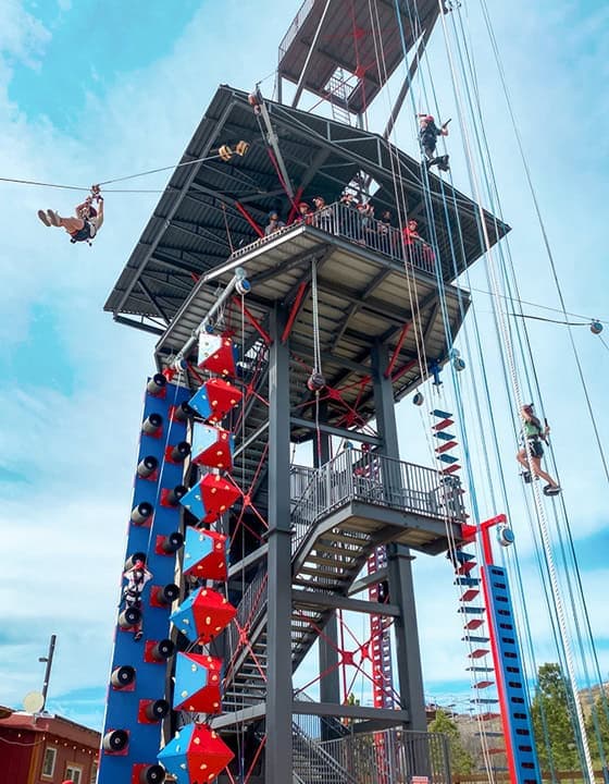 Adventure Tower climbing experience
