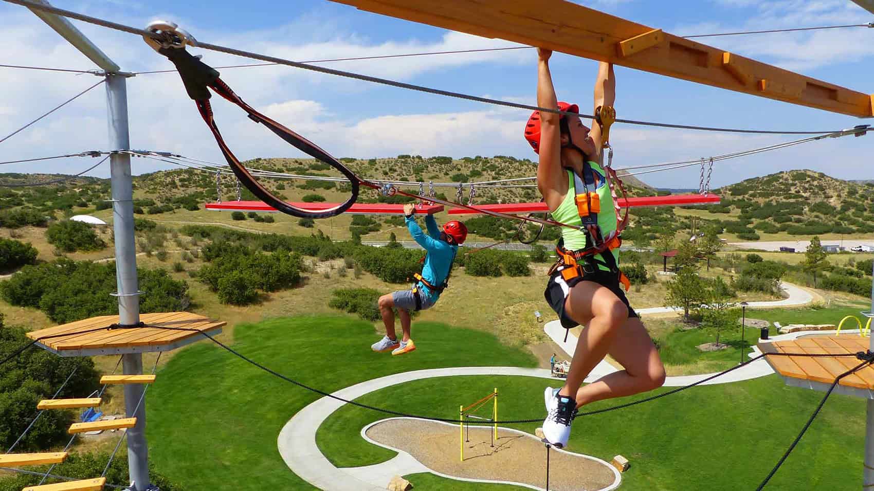 Sky Trek aerial ropes course adventure